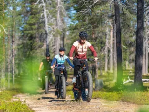 Guided E-Fatbike Trip at Muotka
