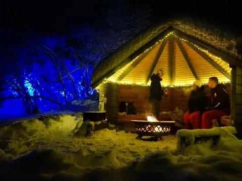 Muotkantunturi Park, Inari - Smoked salmon from Lake Inari and the Northern Lights