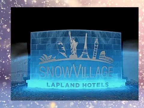 Levi: Lainio Snow Village Day Tour