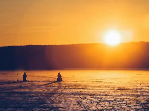 Levi: Ice Fishing and Lappish Fish Soup in a Kota