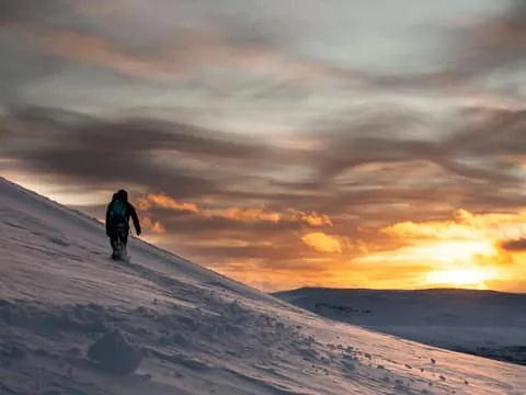 Ylläs: Snowshoe Hike to Kesänki Fell