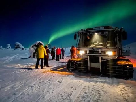 Levi: Northern Lights Tour on a Snowcat