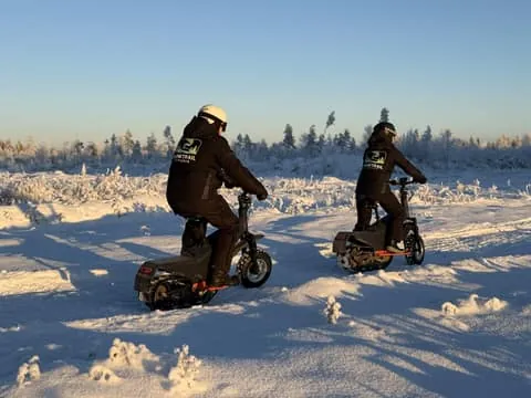 Unique Electric Snow Scooter Safari