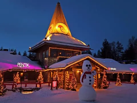 Santa Claus Village, Rovaniemi City & Nature Tour + Local BBQ