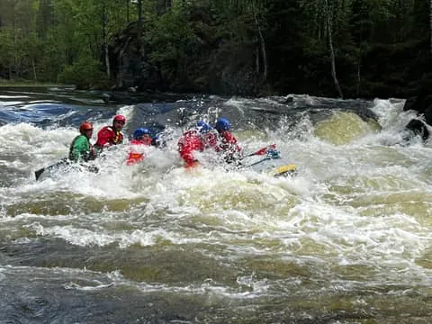 Kitkajoki River Wild Rapids Rafting Adventure