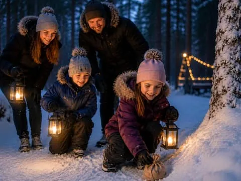 Forest Elf Treasure Hunt in Santa Claus Forest