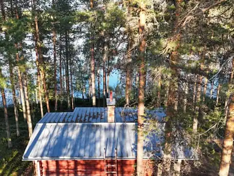 Private traditional Finnish sauna near Rovaniemi