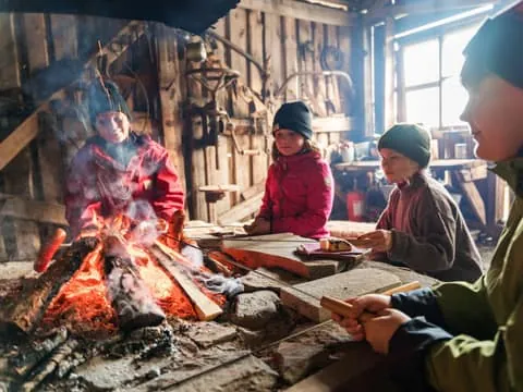 Guided Finnhorse Ride with Fire-Side Experience
