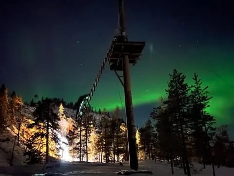Aurora Zipline & Climbing at Adventure Park in Pyhä Fell