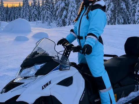 Go Northwild by Snowmobile in Saariselkä