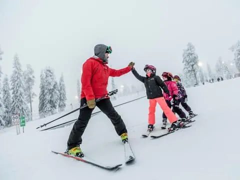 First-Time Alpine Skiing