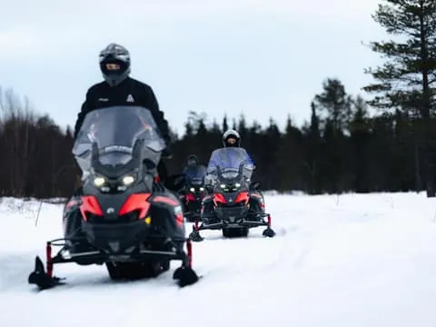 Levi: 6-Hour Snowmobile Wilderness Safari