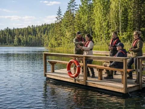 Basecamp Oulanka: Lake Juumajärvi Family Fishing Adventure