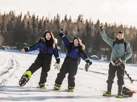 Snowshoeing and Ice Fishing Tour