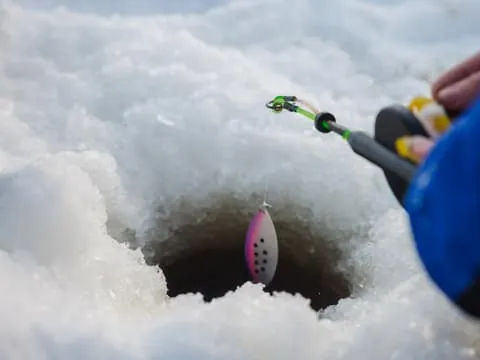 Arctic Circle Ice Fishing Experience