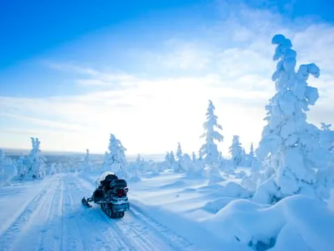 Snowmobile Safari in the Arctic Circle
