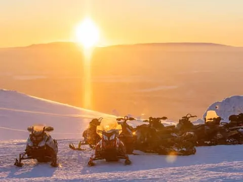 Lapland Snowmobile Safari in Levi