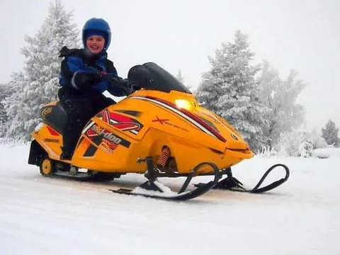 Levi: Lapland Family Snowmobile Safari