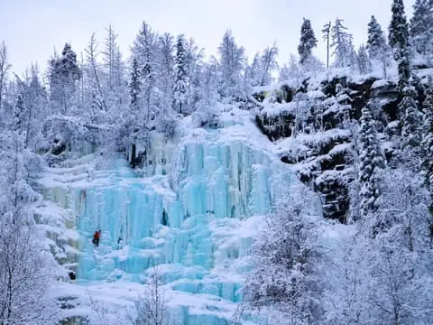 Korouoma Canyon and Frozen Waterfalls Tour