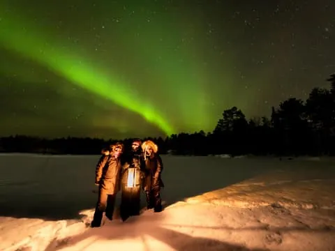 Levi: Northern Lights Tour by People Carrier