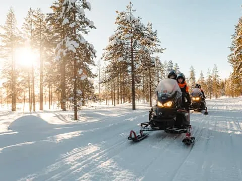 Snowmobile Safari to Arctic Snow Hotel