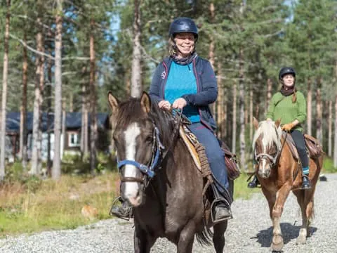 Levi: Horse Riding in the Finnish Forest