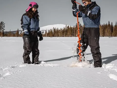 Arctic Ice Fishing Experience