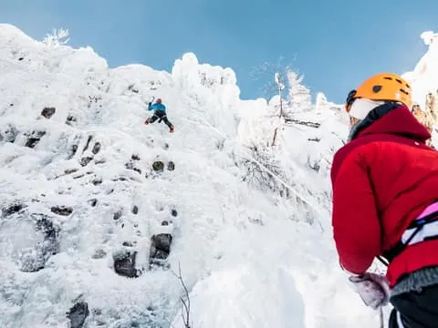 Pyhätunturi: Try Ice Climbing in Finnish Lapland