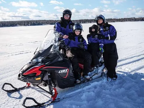 Family Snowmobiling Trip