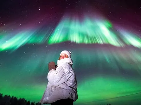 ⭐Rovaniemi: 100% Guaranteed Northern Lights Hunt & Free Photos