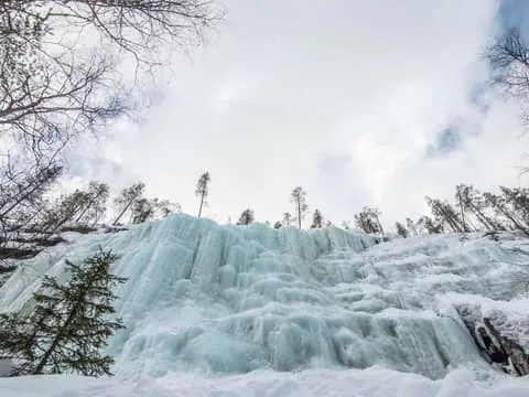 Korouoma Canyon Frozen Waterfalls Guided Hike