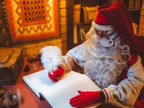 Magical Private Santa Visit, Reindeer Ride & Elf Workshops