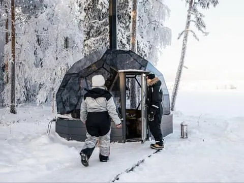 Santa Village Tour+Lunch In Glass Igloo+Scooters