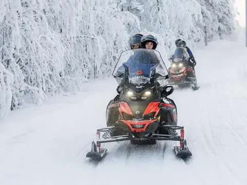 Snowmobile and Ice Fishing Adventure with Lunch