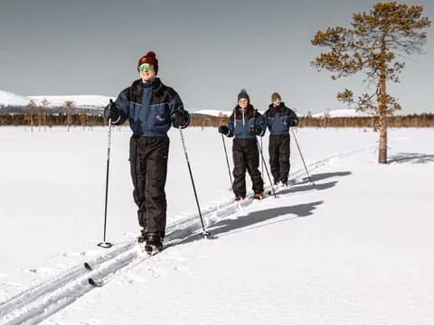Ylläs: Guided Wilderness Ski Tour with Outdoor Lunch