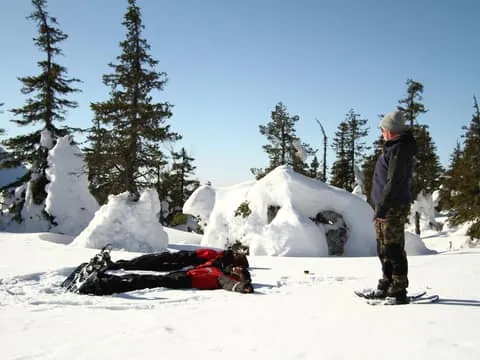 Ruka: Daytime winter wonderland hike