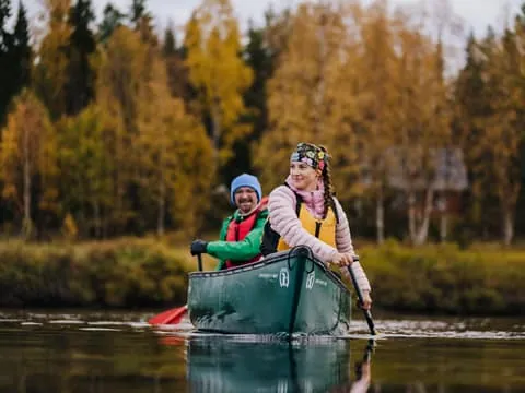 Levi: Peaceful Paddle on Ounasjoki River