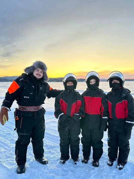 Snowmobile Safari, Meet and Feed Reindeer with Lunch