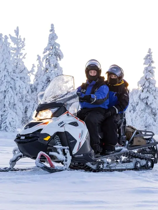 Snowmobile Safari on Tundra