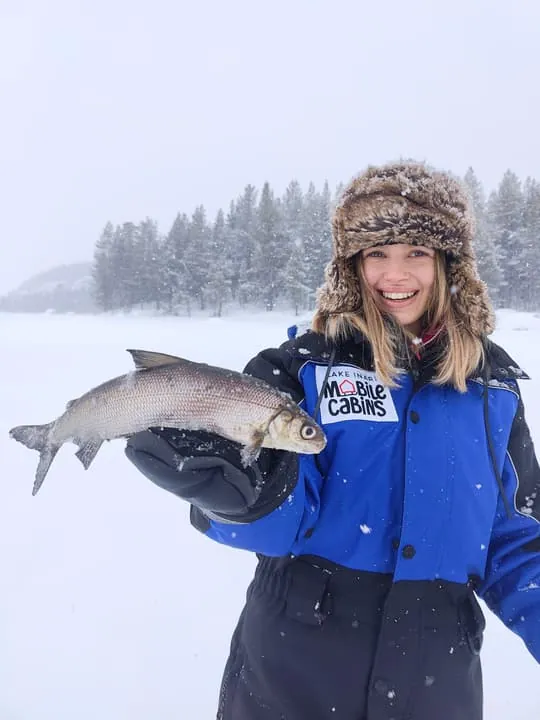 2-hour Ice Fishing at Lake Inari