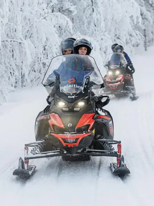 Snowmobile and Ice Fishing Adventure with Lunch