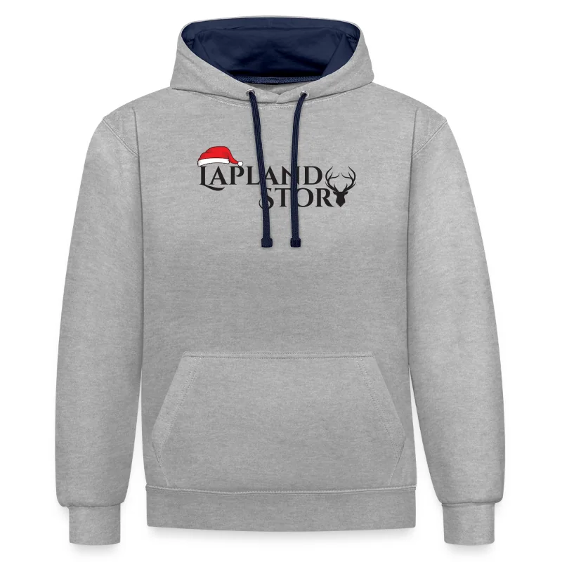 Lapland Story Dark Night, Contrast hoodie