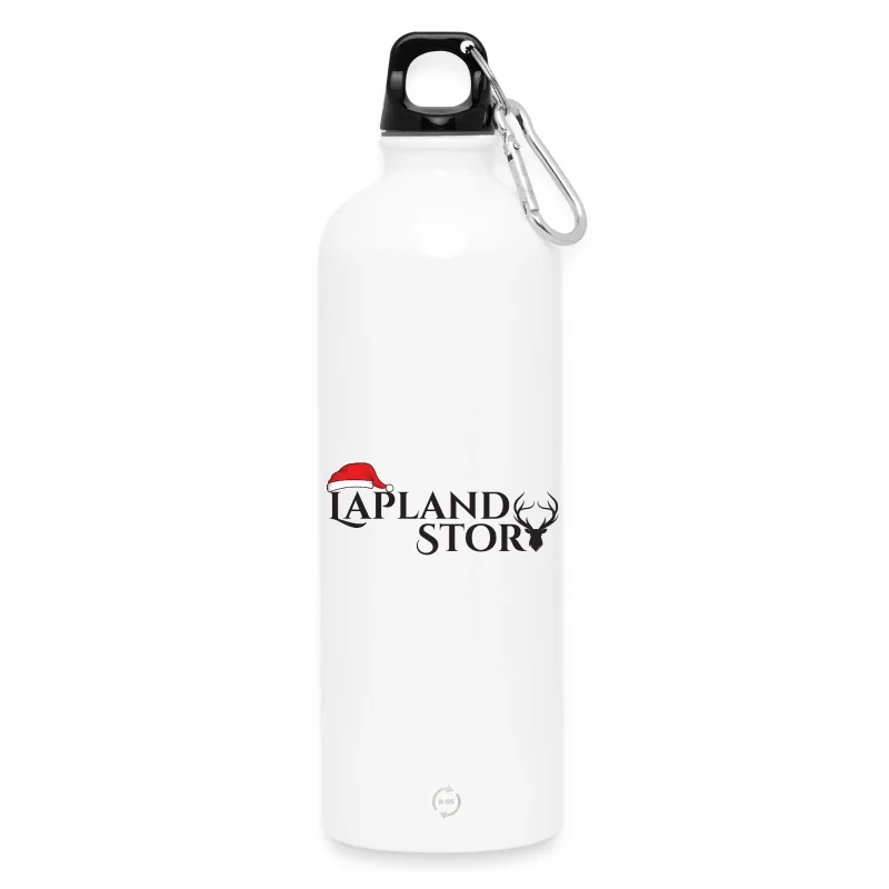 Lapland Story Dark Night, Water Bottle with carabiner 750 ml