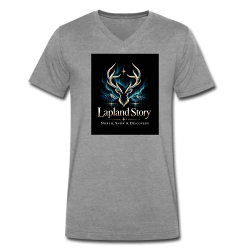 North, Snow and Discovery, Men's Premium Organic T-shirt with V-neck