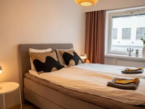 Urban Arctic Elegance: 2-Room Stylish Getaway