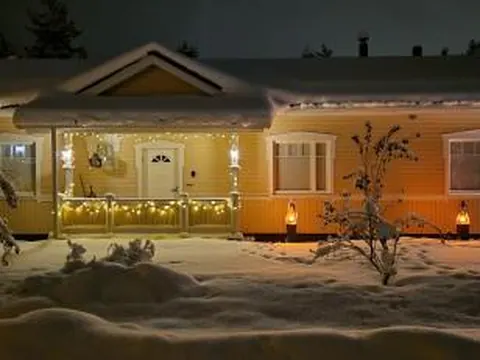 House at the Arctic Circle- next to Santa Claus