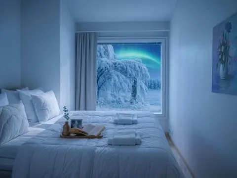 Aurora River View 3-Bedroom Apartment by BookLapland
