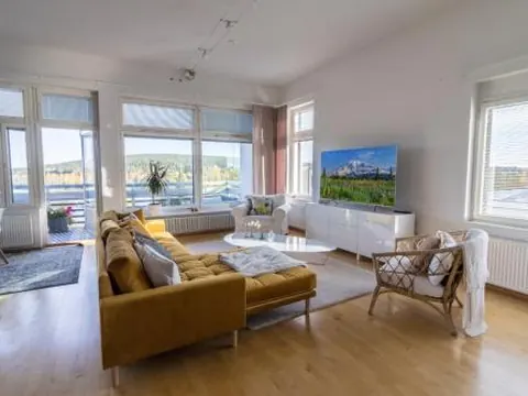 Big river view city apartment