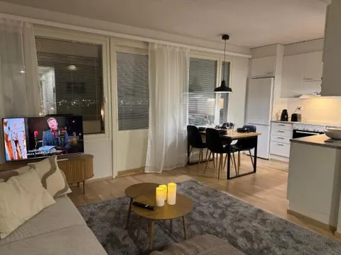 Lapland Apartments I with private sauna, wifi and parking next to the railway station