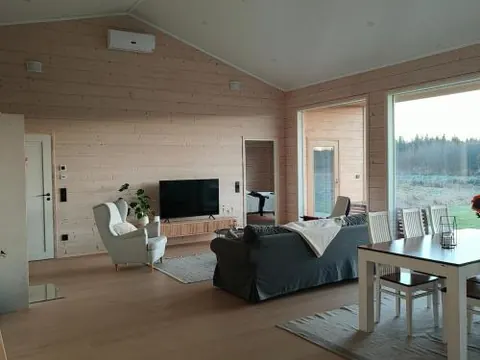 Brand new log villa
